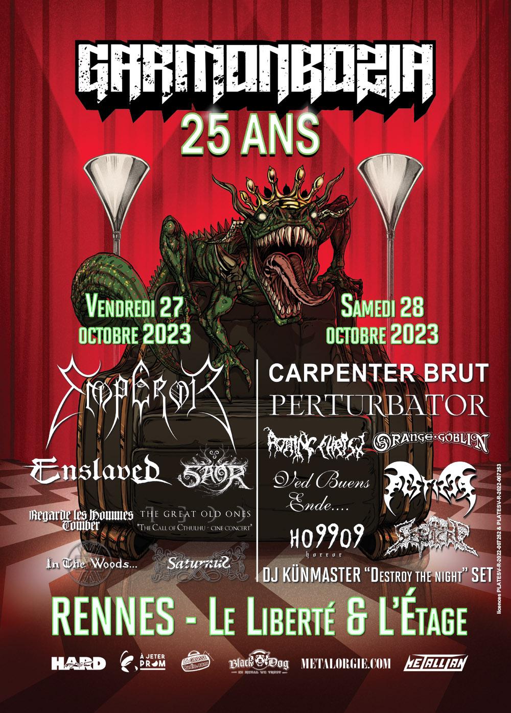 25 ans garmonbozia affiche finale