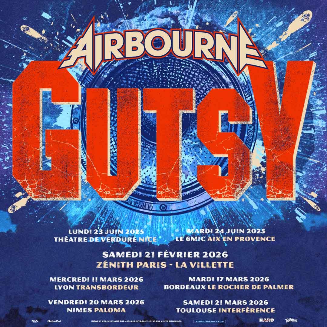 Airbourne gusty 2026 france