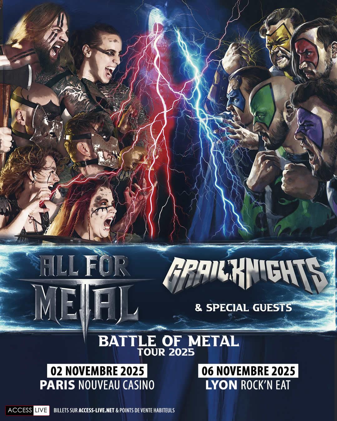 All for metal grailknights france 2025