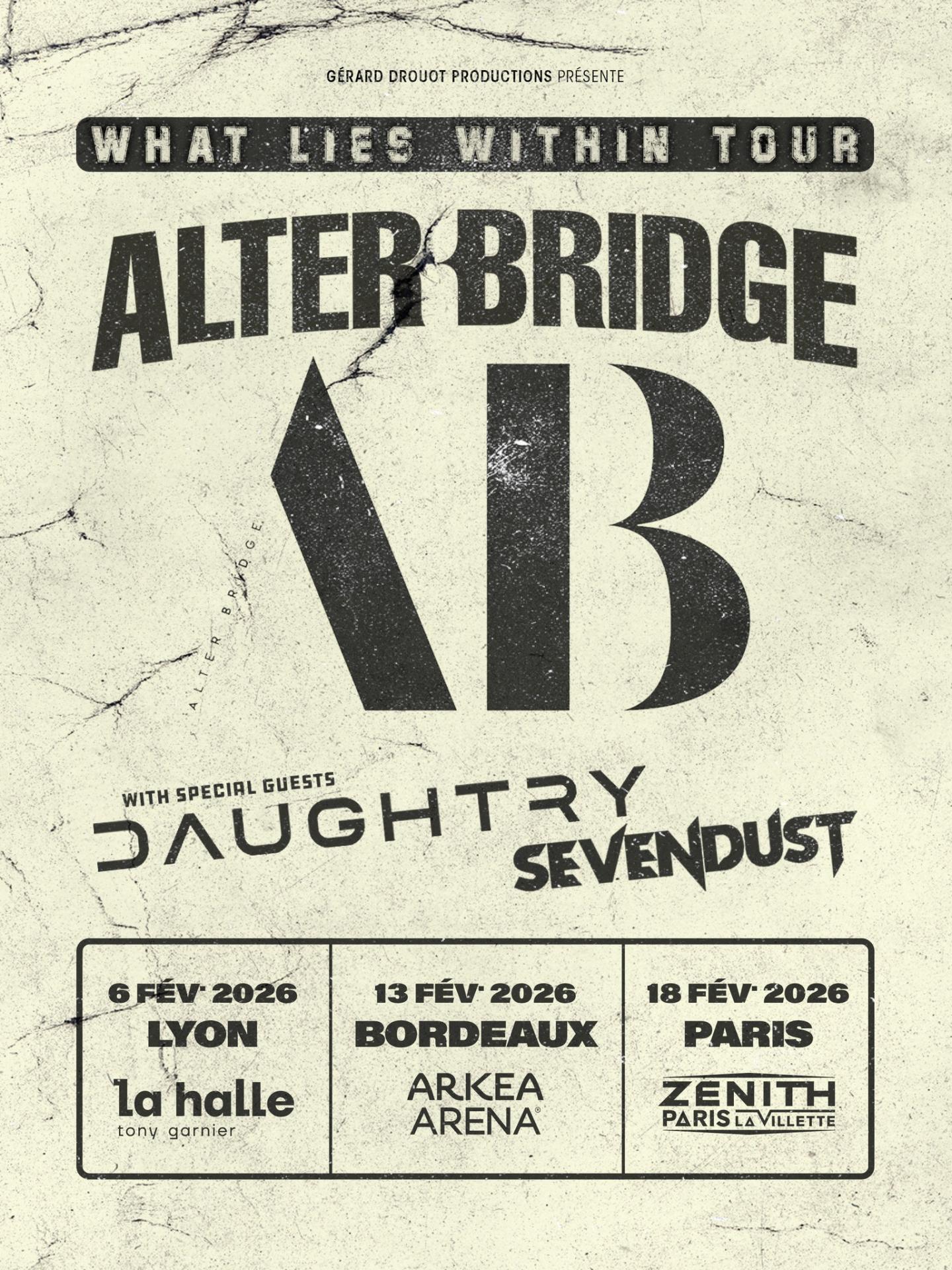 Alter bridge france 2025