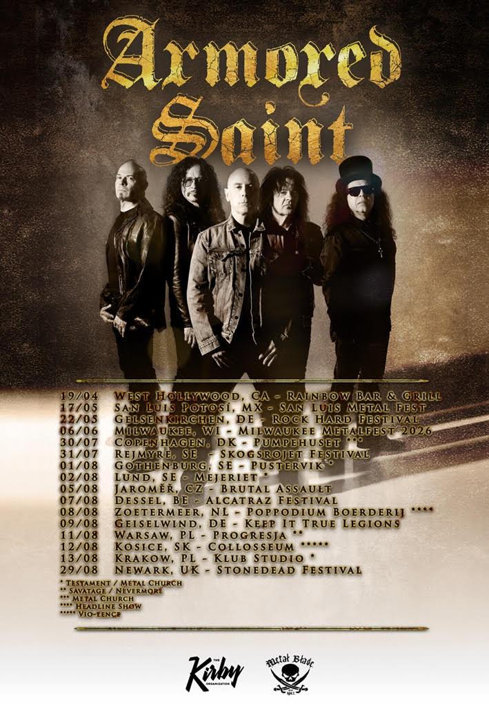 Armored saint tour