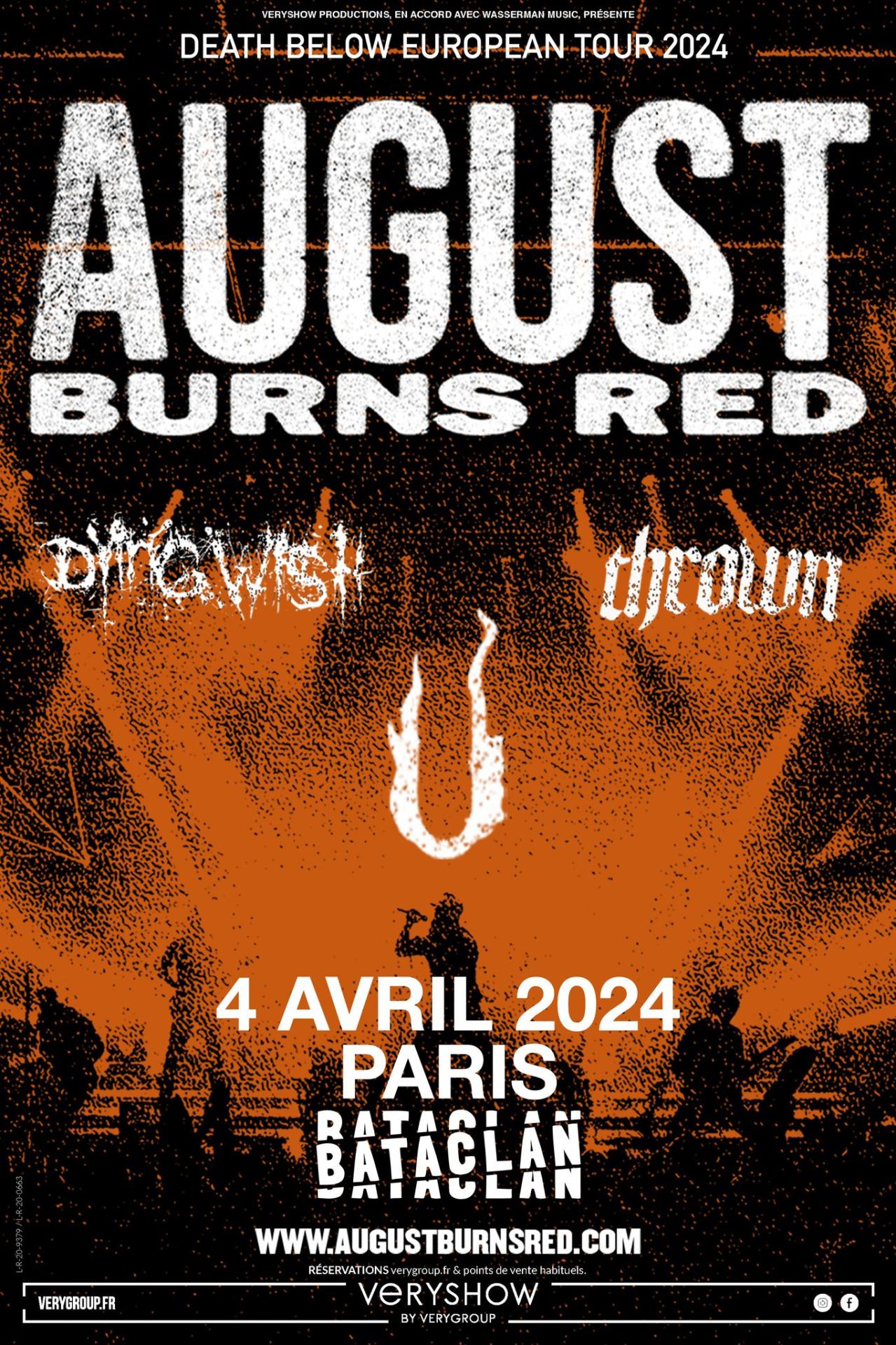 August burns red paris