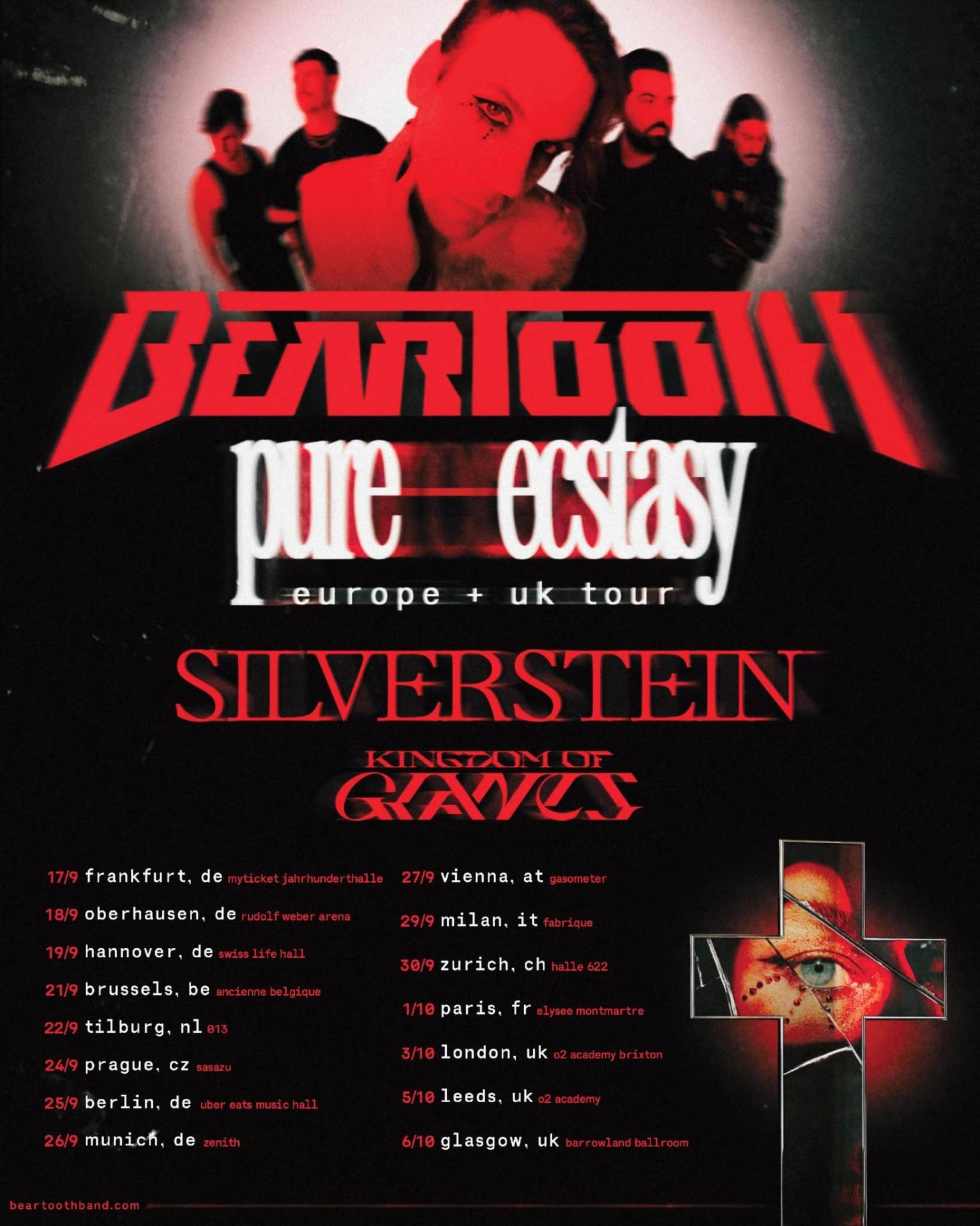 Beartooth europe 2026