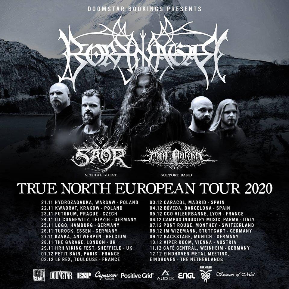 Borknagar true north european tour 2020