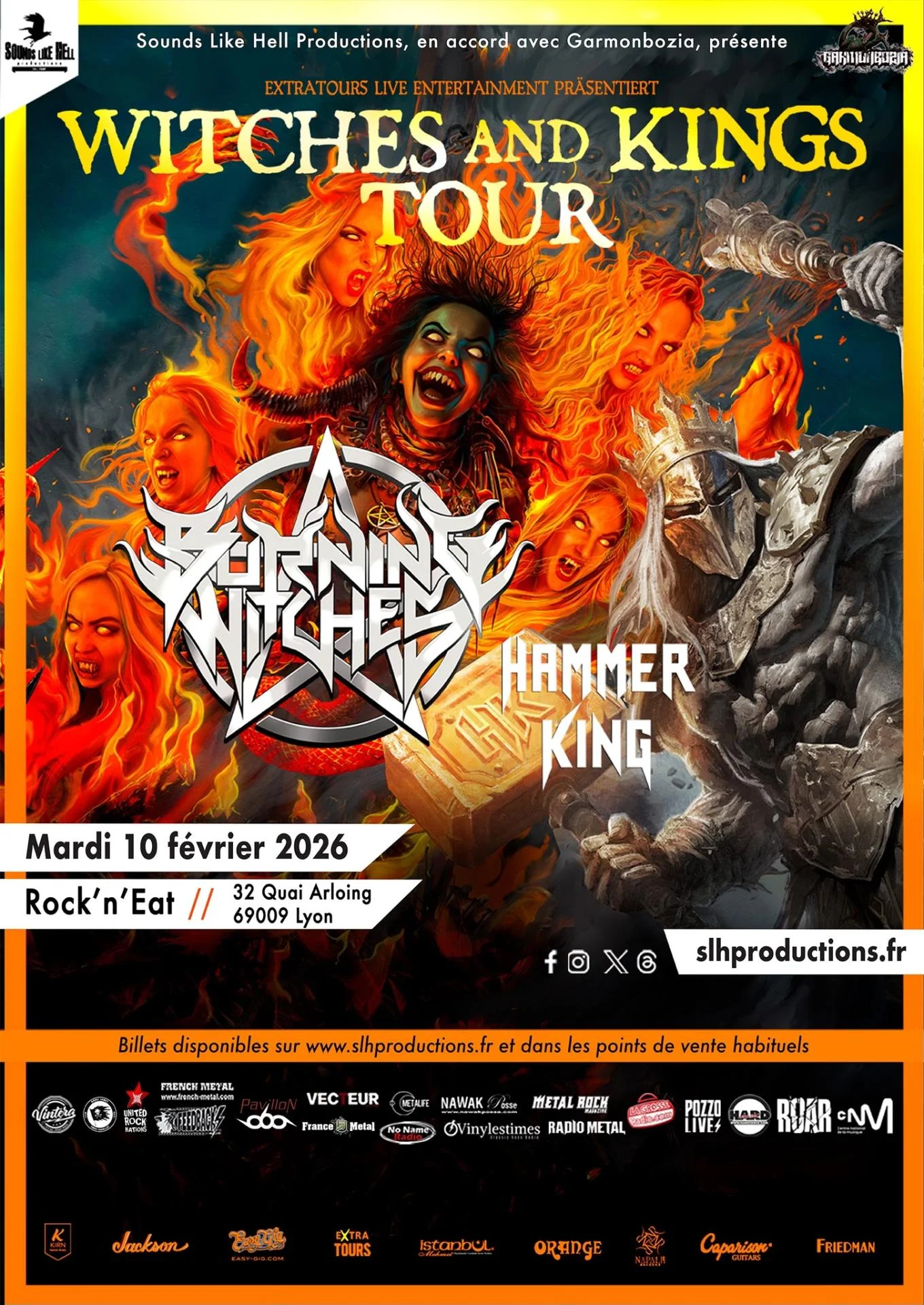 Burning witches lyon 2026