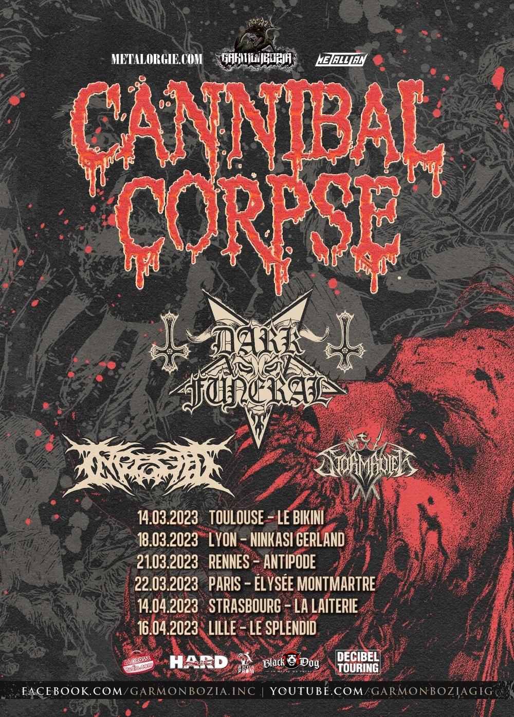 Cannibal corpse france 2023