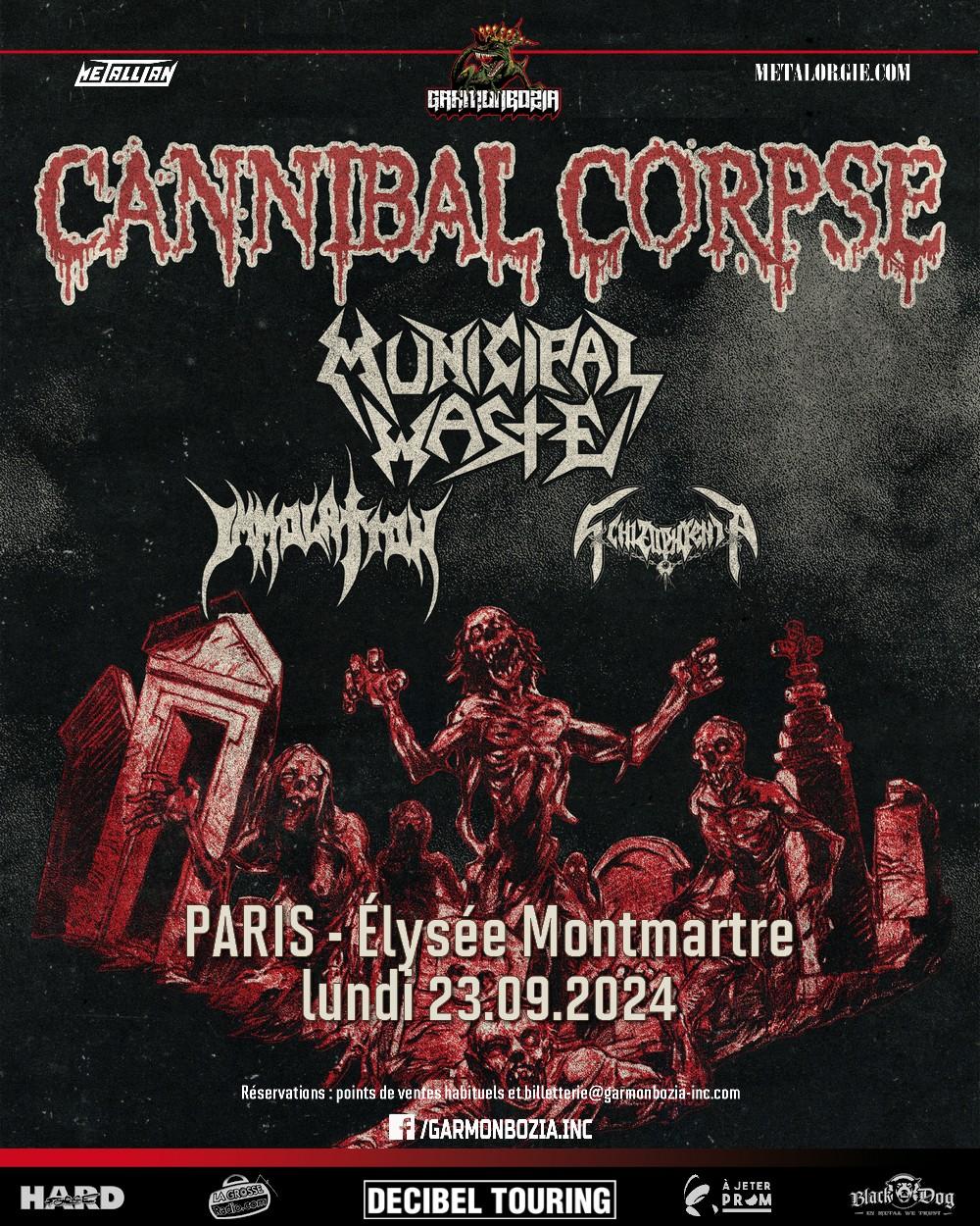 Cannibal corpse paris 2024