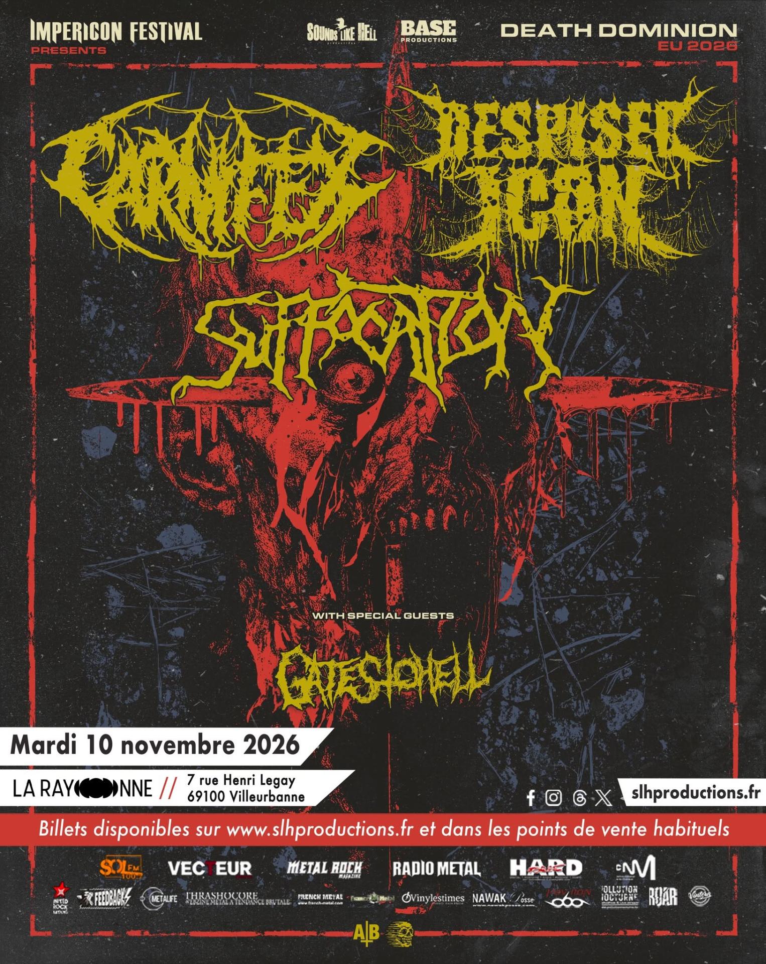 Carnifex despised icon lyon 2026