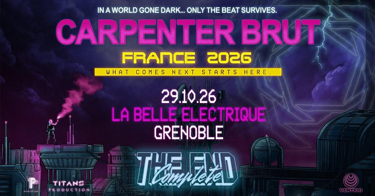 Carpenter Brut - Tour 2026 // Grenoble