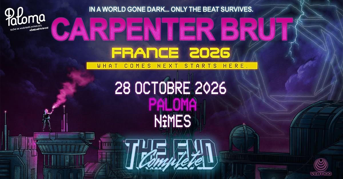 Carpenter Brut - Tour 2026 // Nîmes
