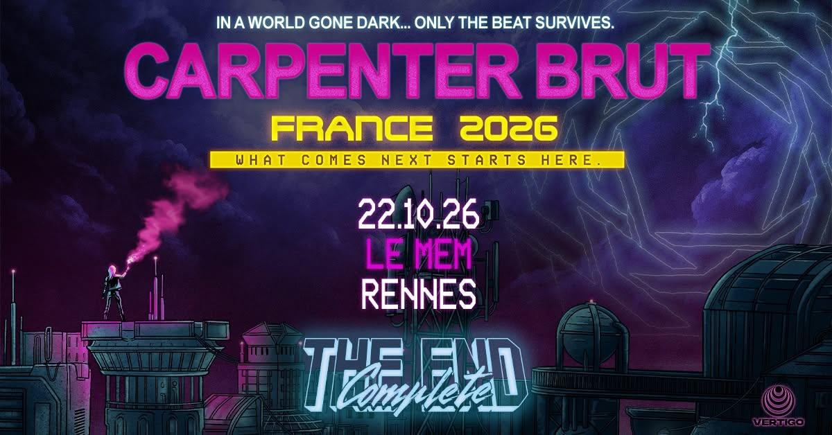 Carpenter brut rennes 2026