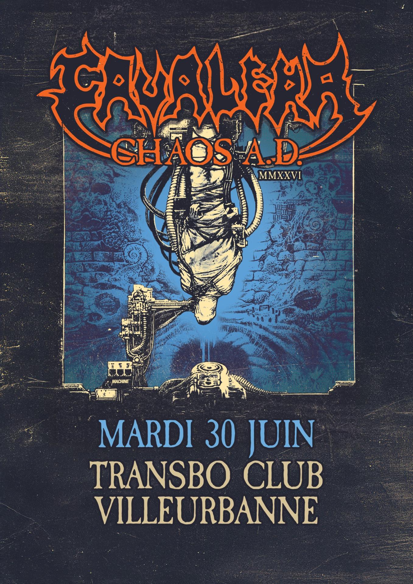 Cavalera chaos a d villeurbanne 2026