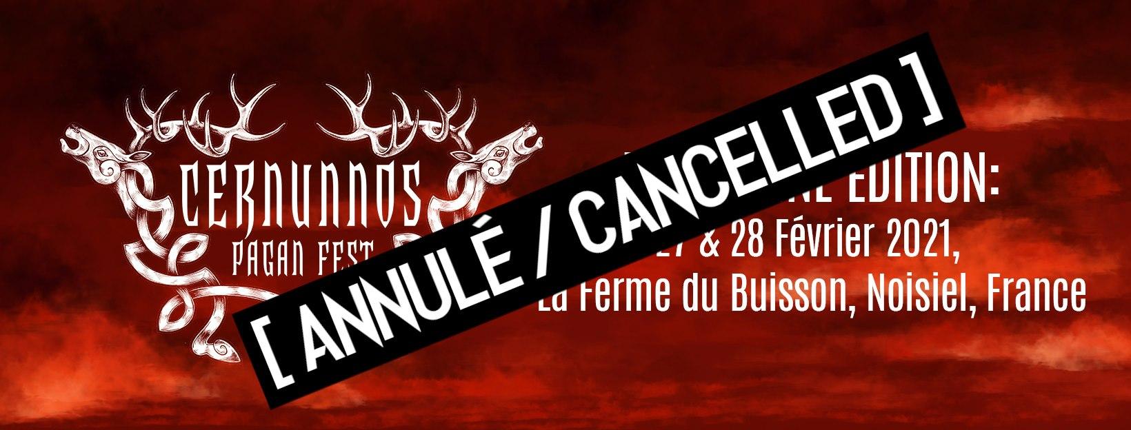 Cernunnos 2021 cancelled