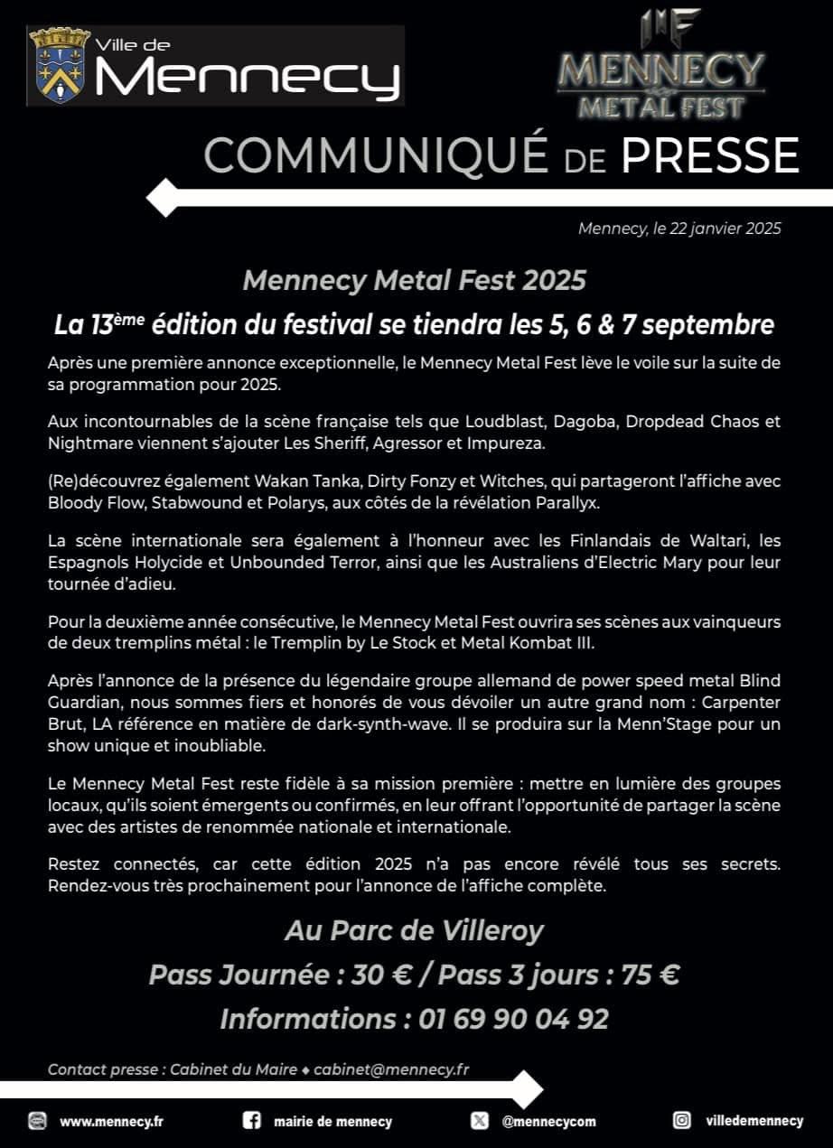 Communique de presse mmf 2025