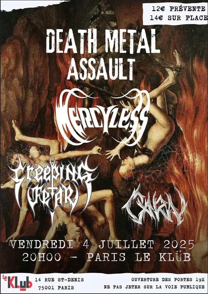 Death metal assault paris 2025