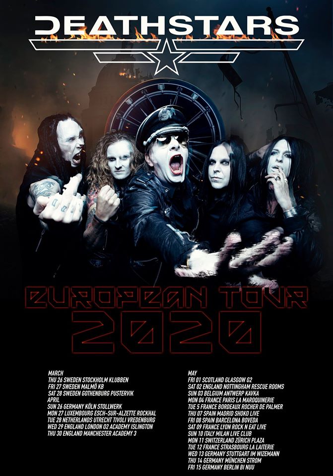 Deathstars europe tour 2020