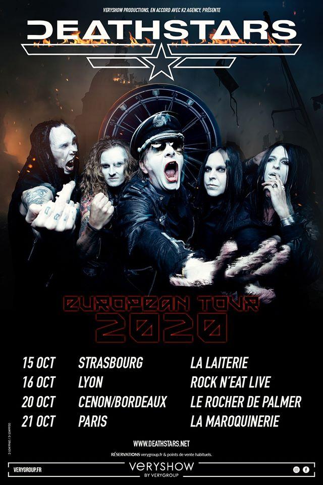 Deathstars france tour 2020