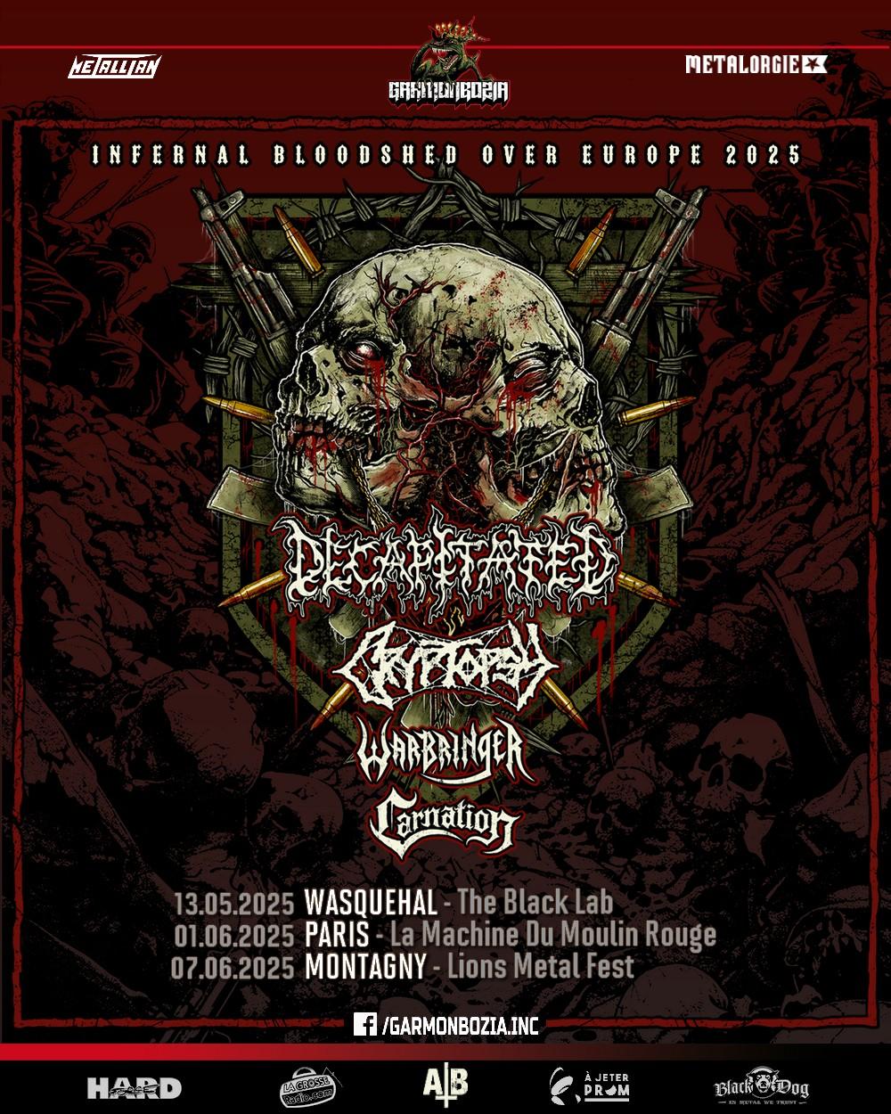Decapitated tour web