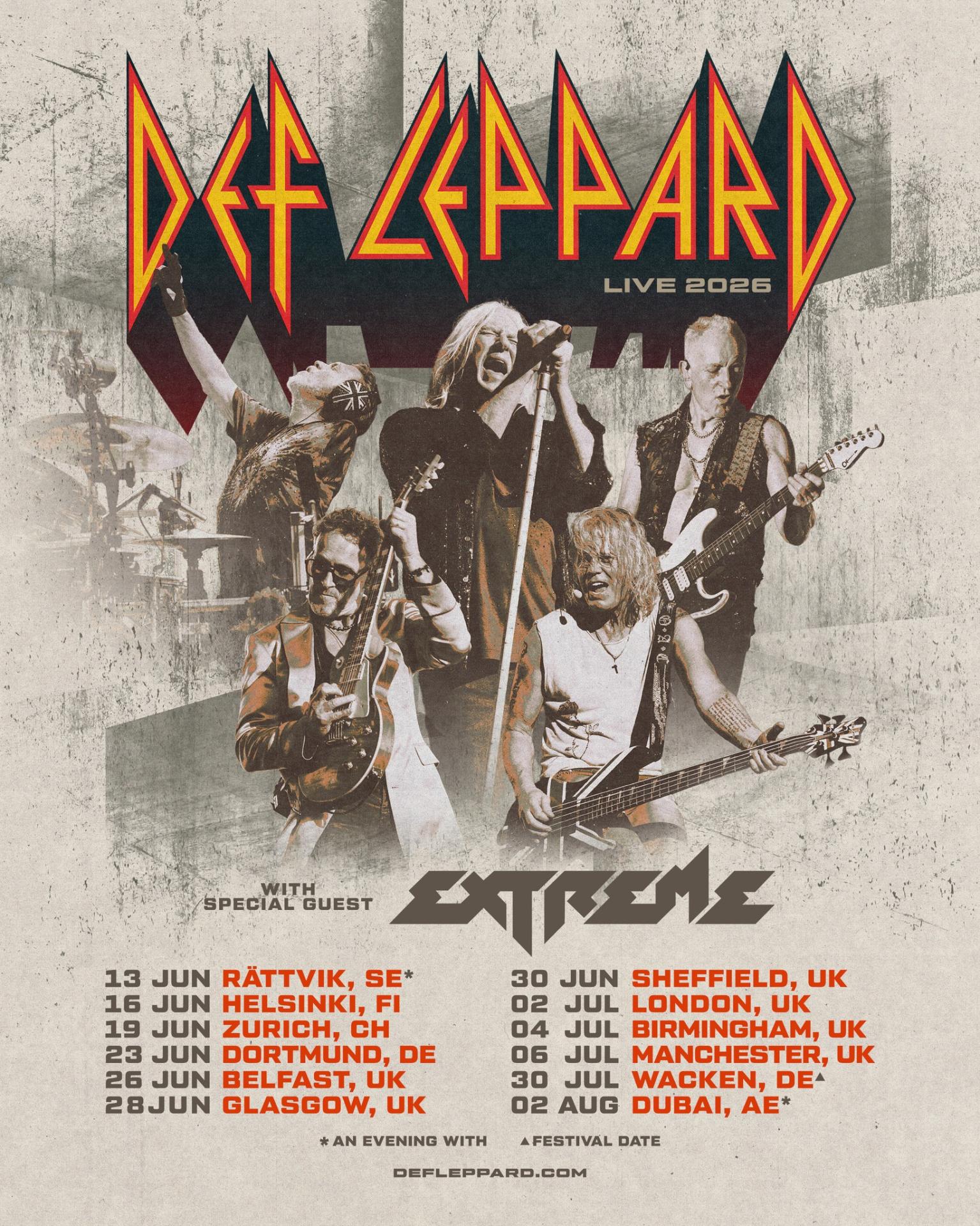Def leppard europe 2026