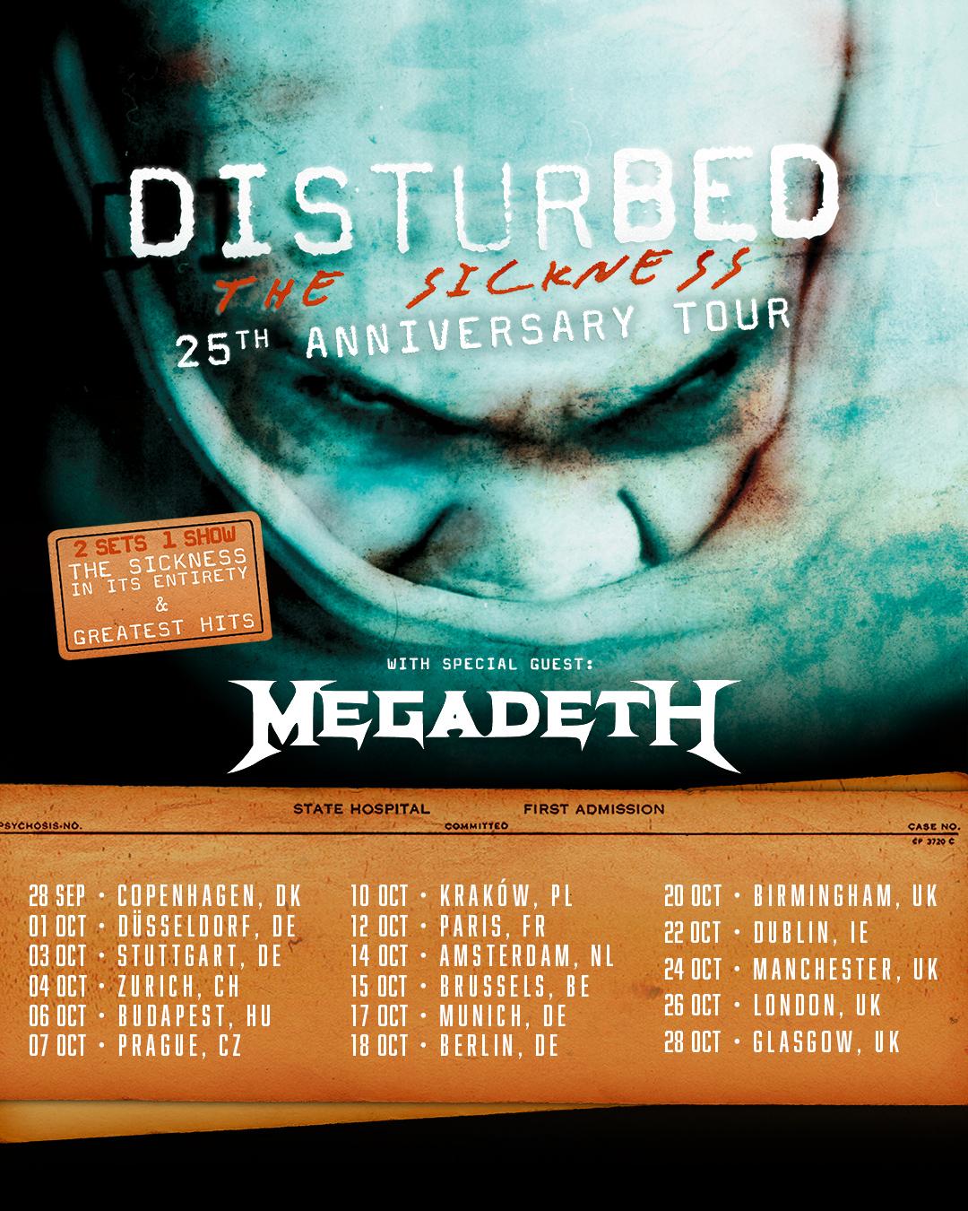 Disturbed europe 2025