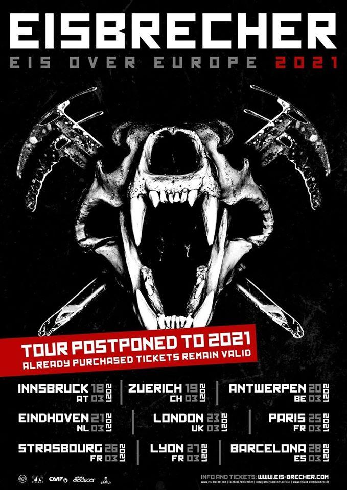 Eisbrecher europe eis over europe 2021