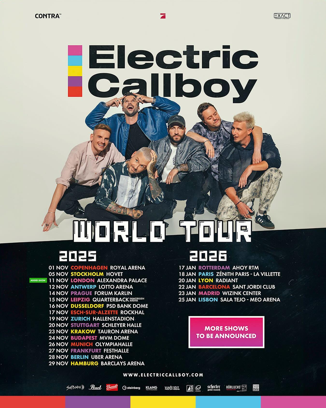 Electric callboy europe 2025 2026
