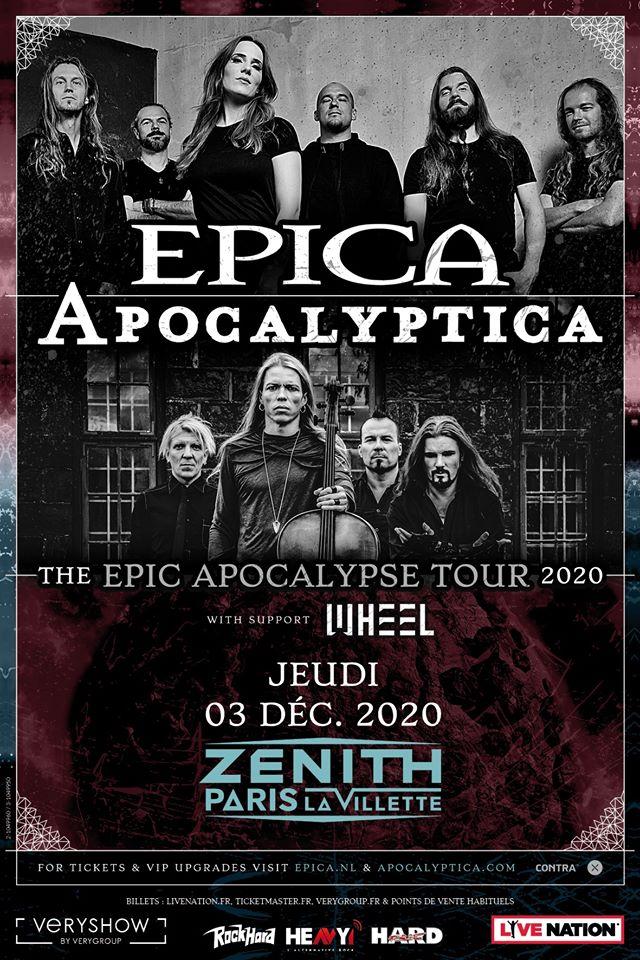 Epica apocalyptica paris 2020