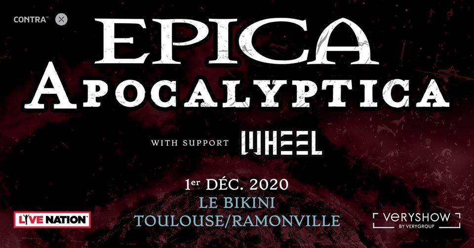 Epica apocalyptica toulouse 2020