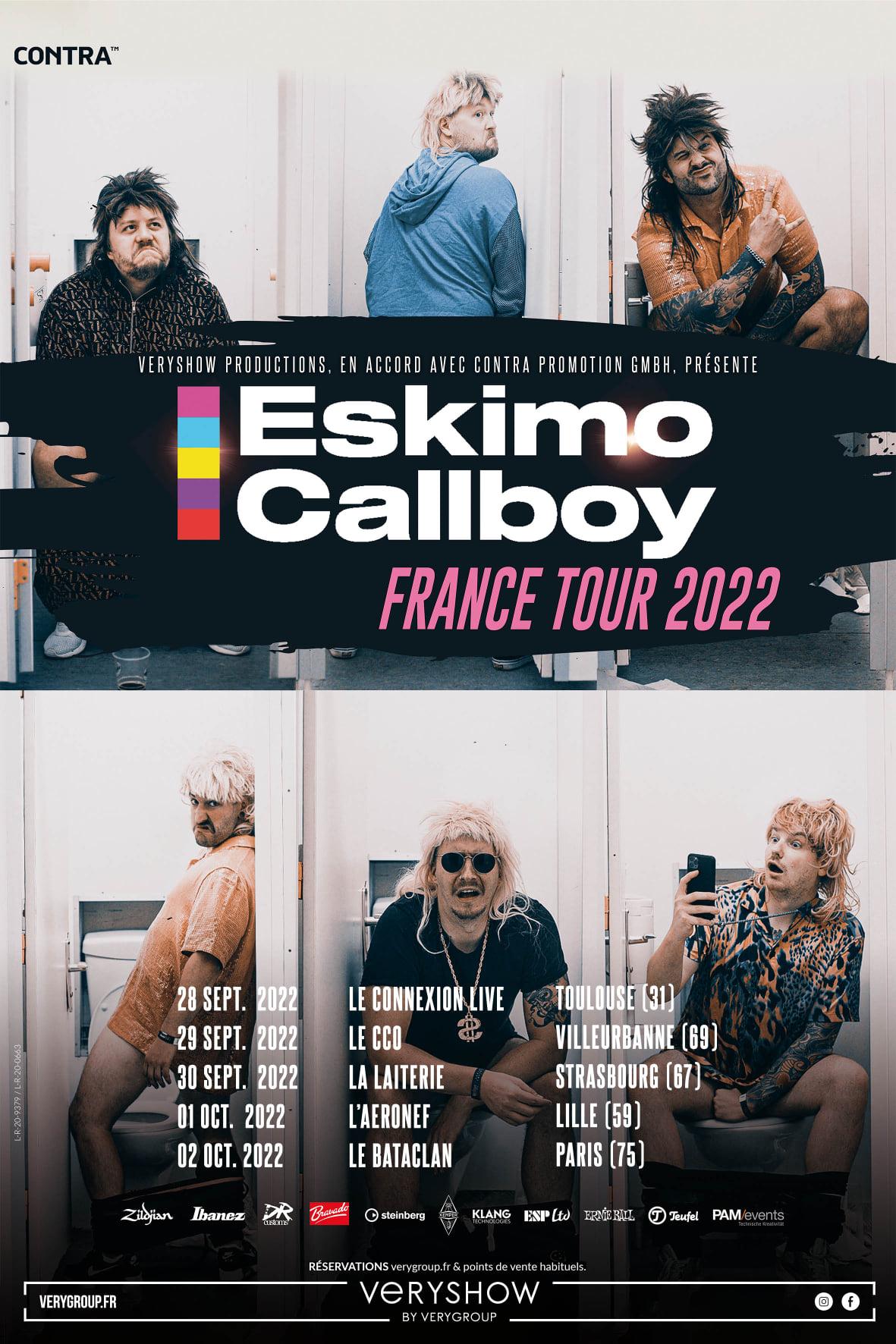 Eskimo callboy fr tour 2022