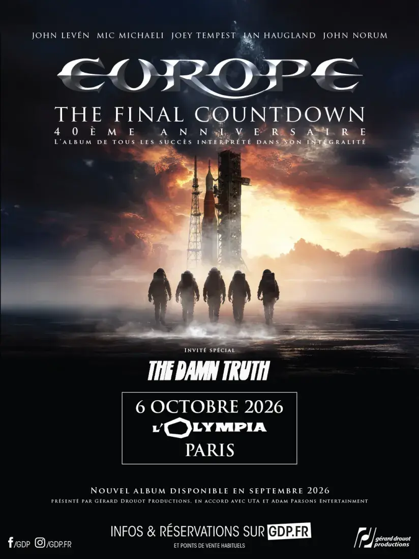 Europe band paris 2026