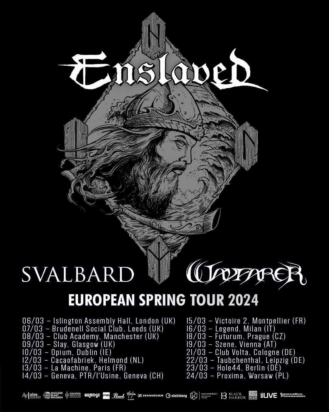 European spring tour 2024