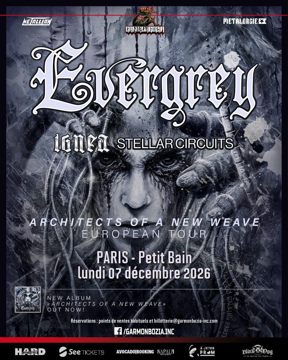 Evergrey paris 2026