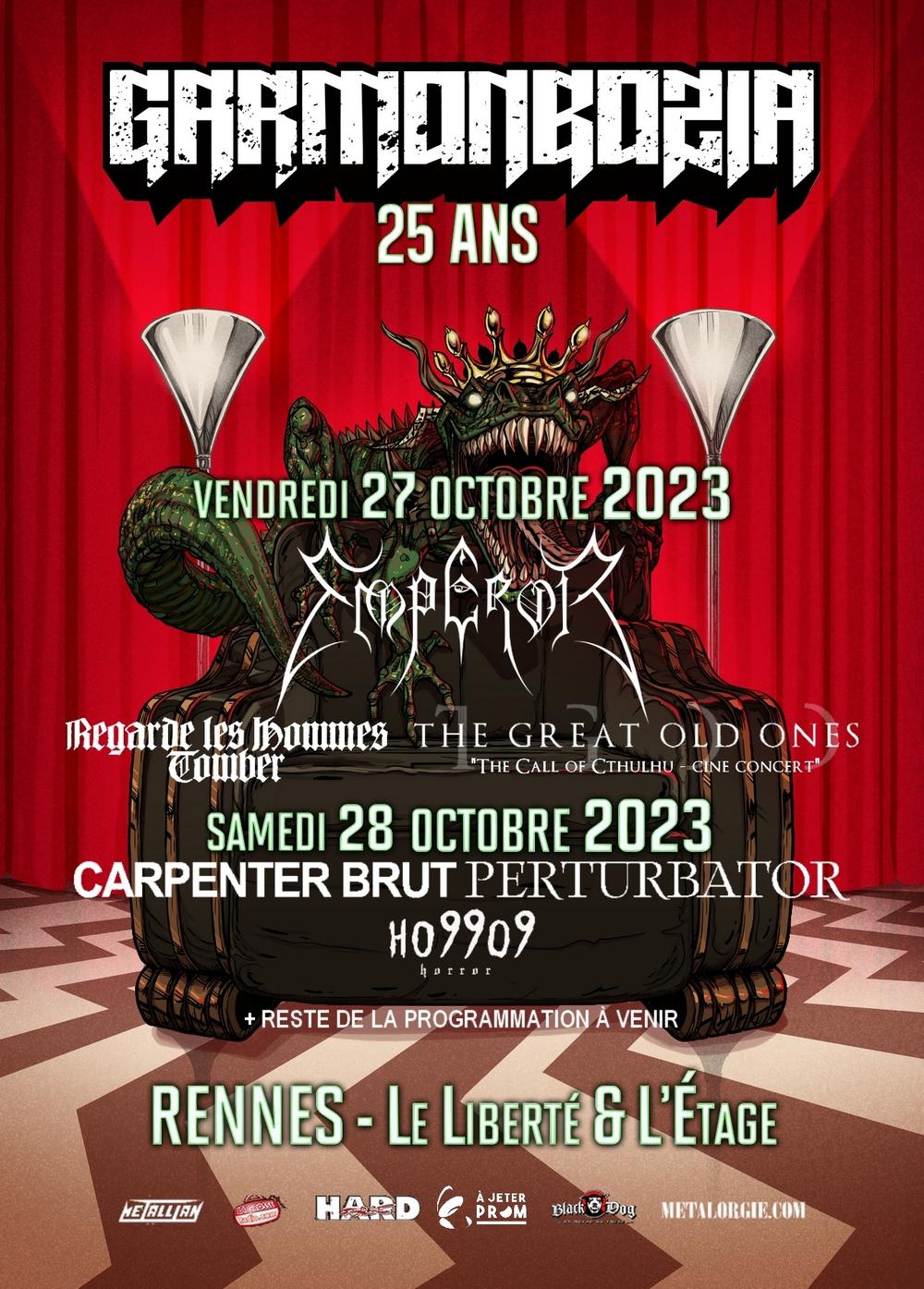 Garmonbozia 25 ans affiche 2