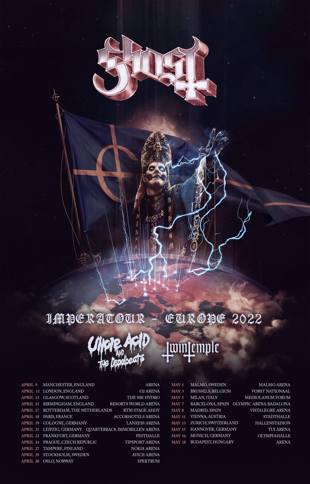 Ghost imperatour europe 2022