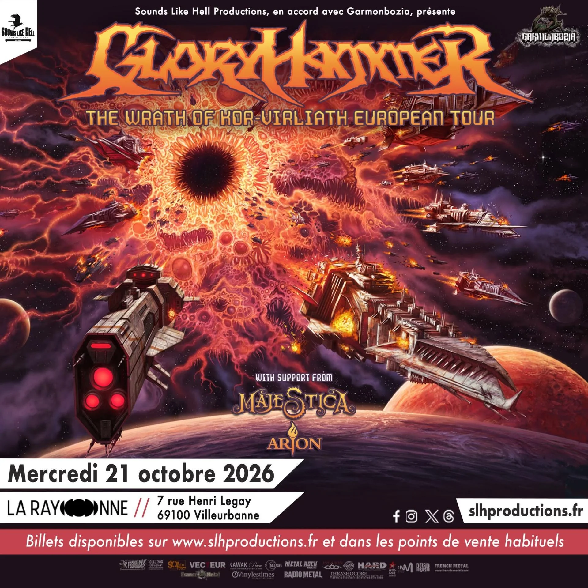 Gloryhammer lyon 2026