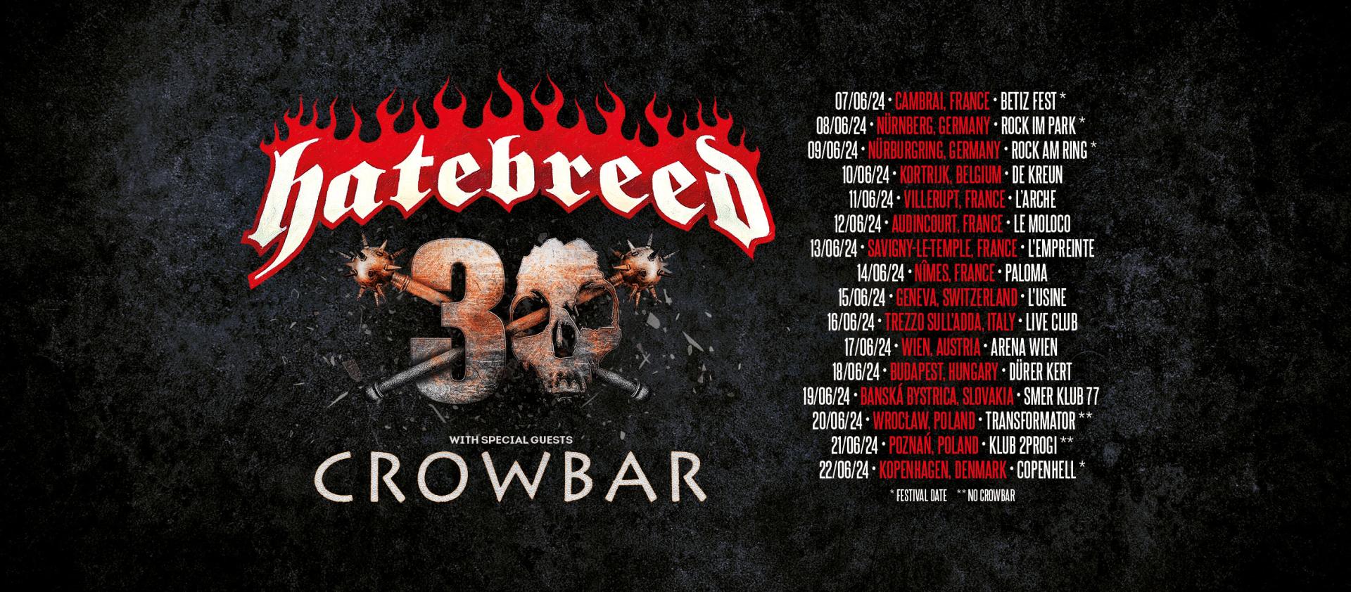 Hatebreed europe 2024