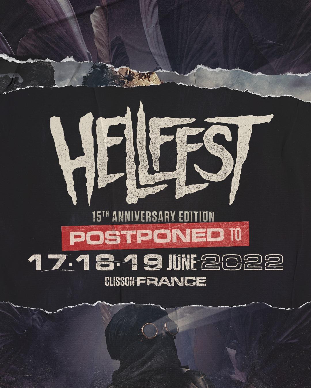 Hellfest 15th anniversary postponed to 2022