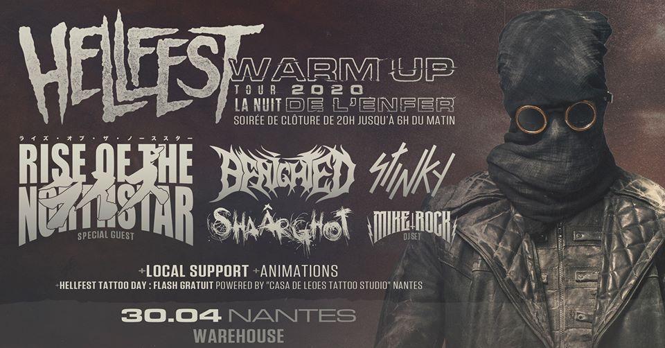 Hellfest warm up tour 2020 nantes