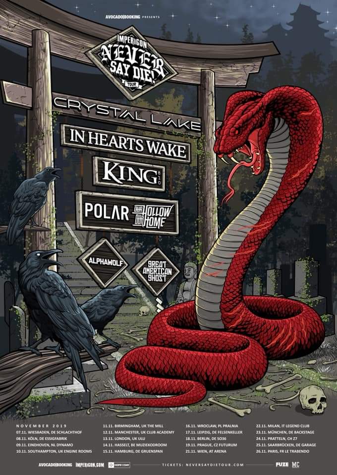 Impericon never say die tour 2019