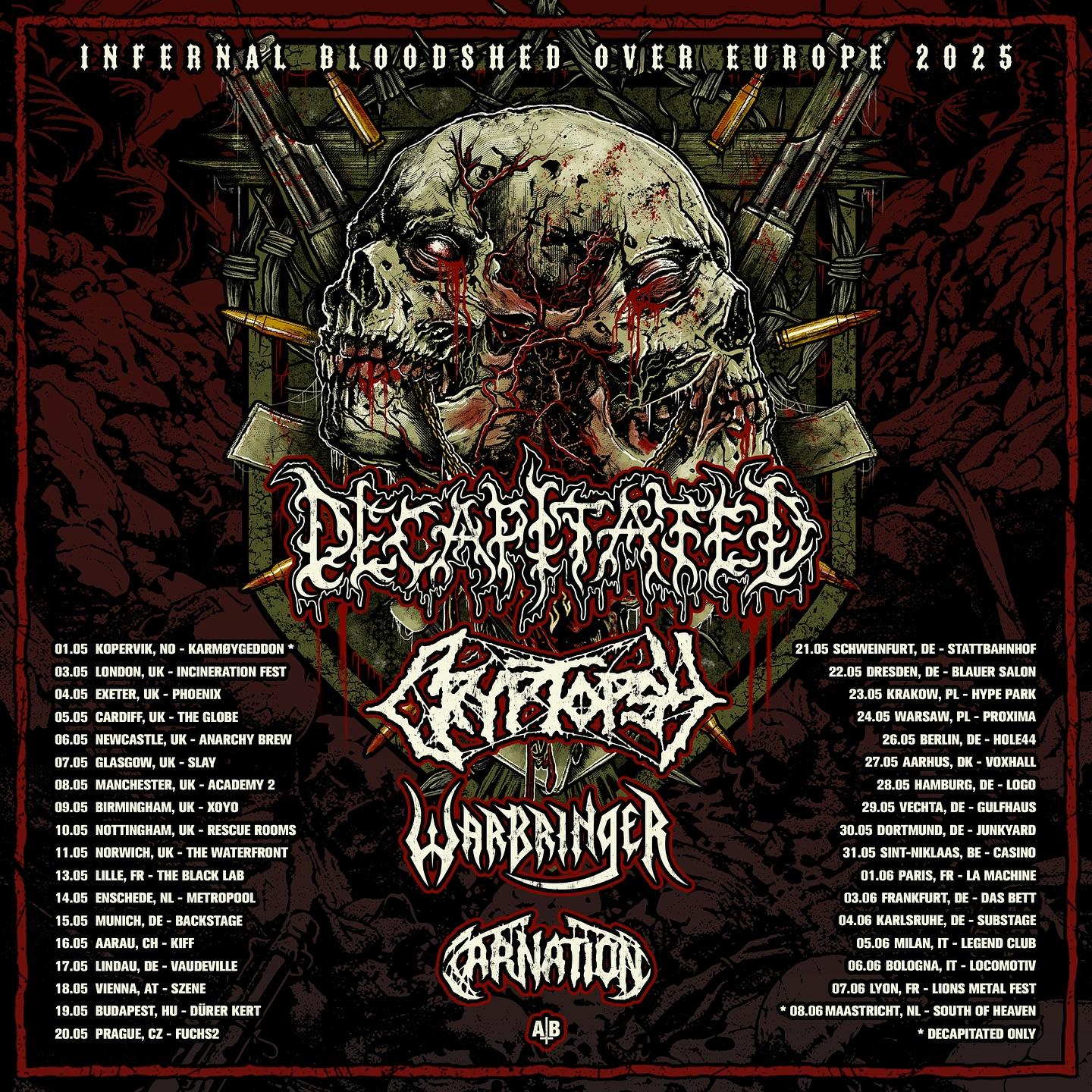 Infernal bloodshed over europe 2025