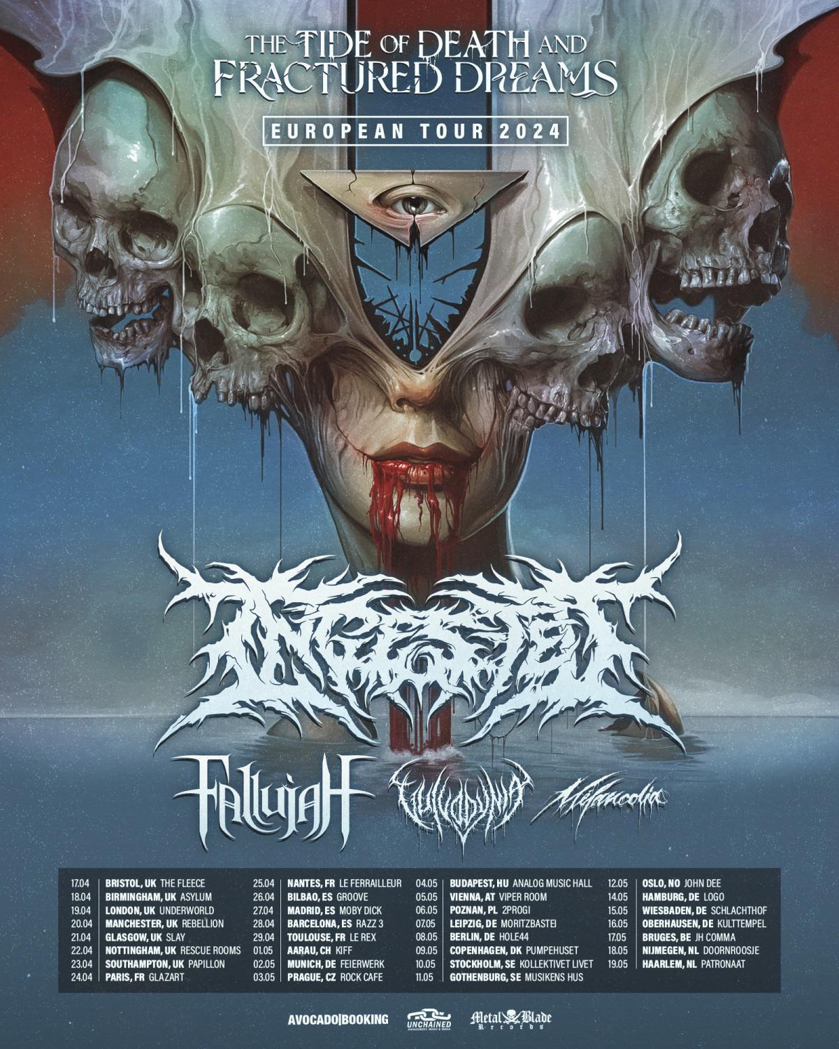 Ingested eu tour 2024