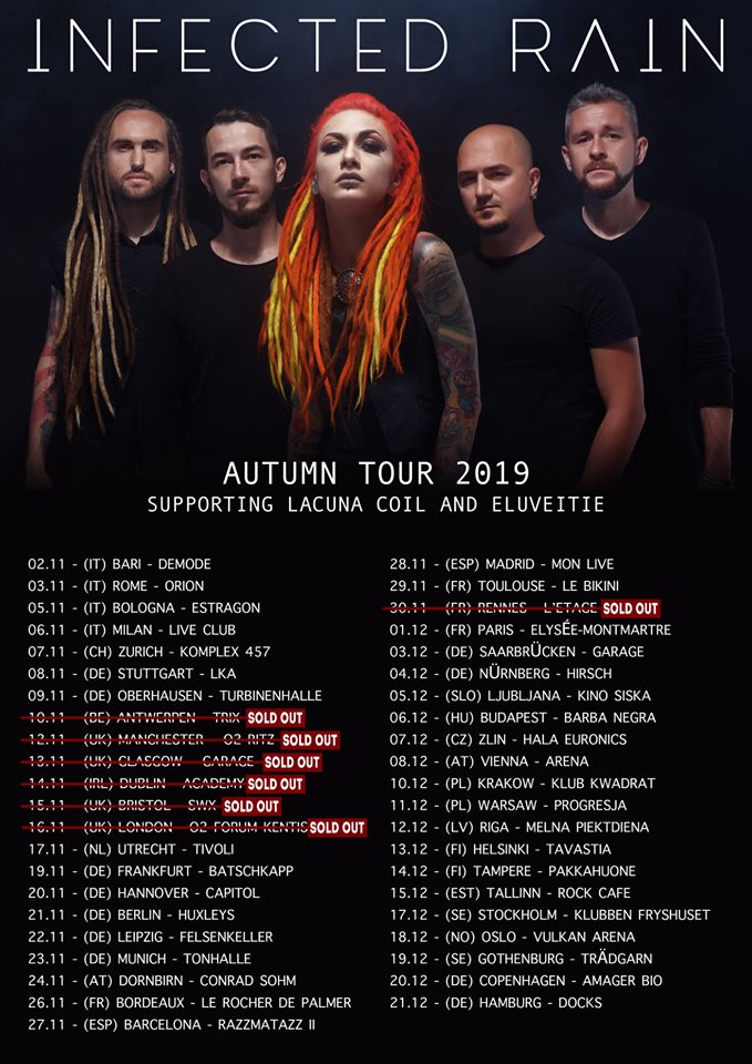 Ir autumn tour 2019 w e lc