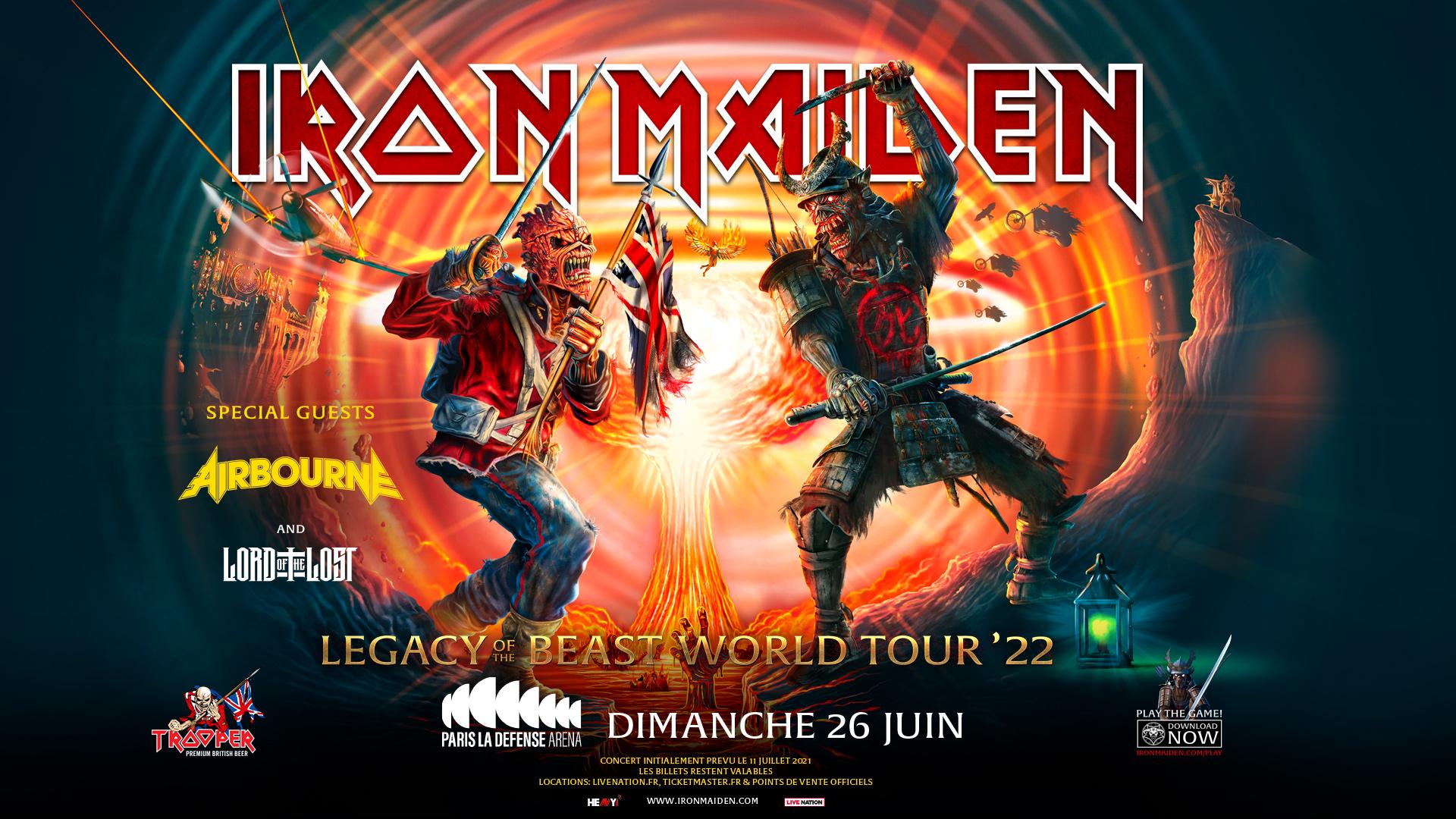 Iron maiden paris 2022