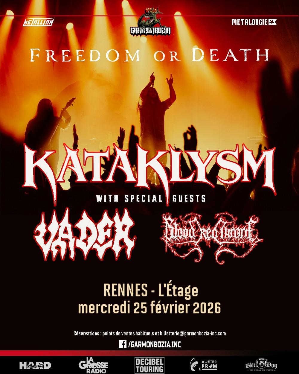 Kataklysm rennes 2026