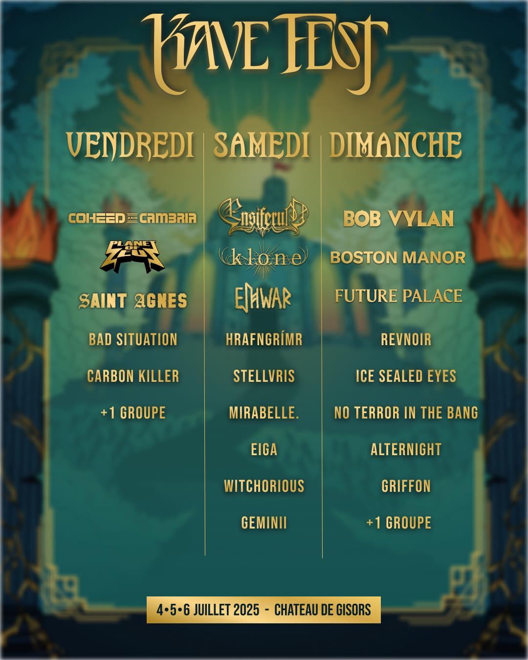 Kave fest 2025 affiche v2