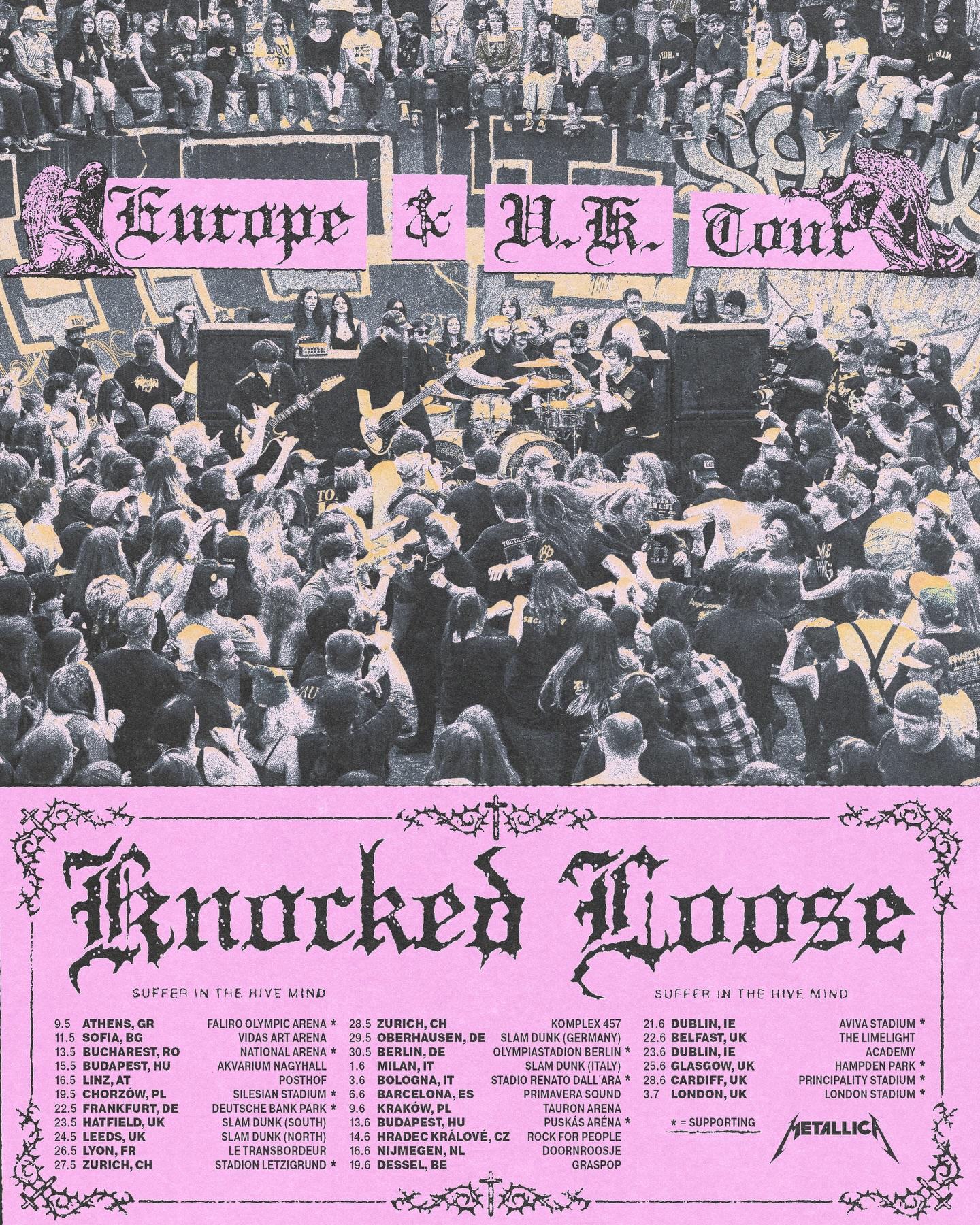 Knocked loose europe uk tour