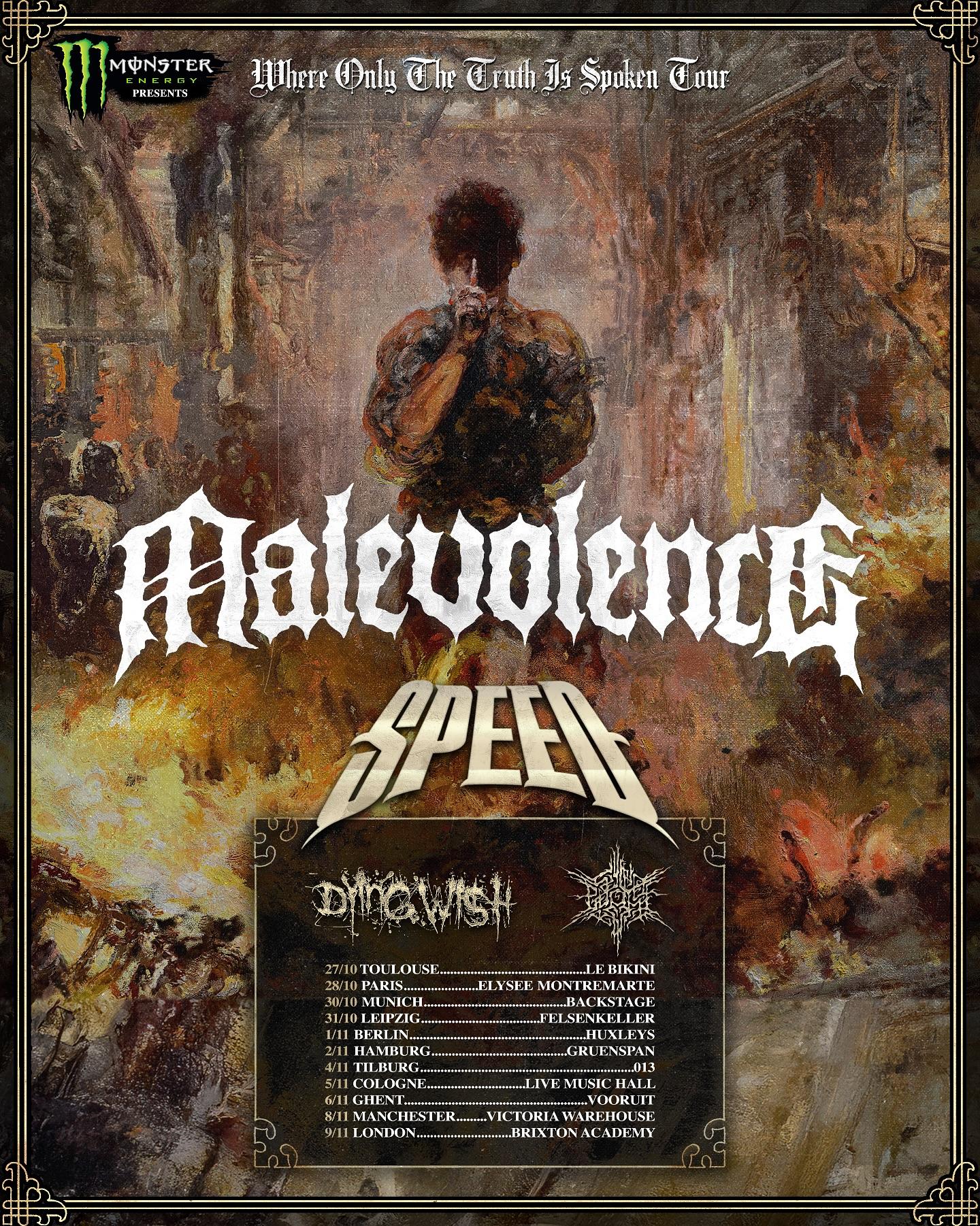 Malevolence europe tour 2025