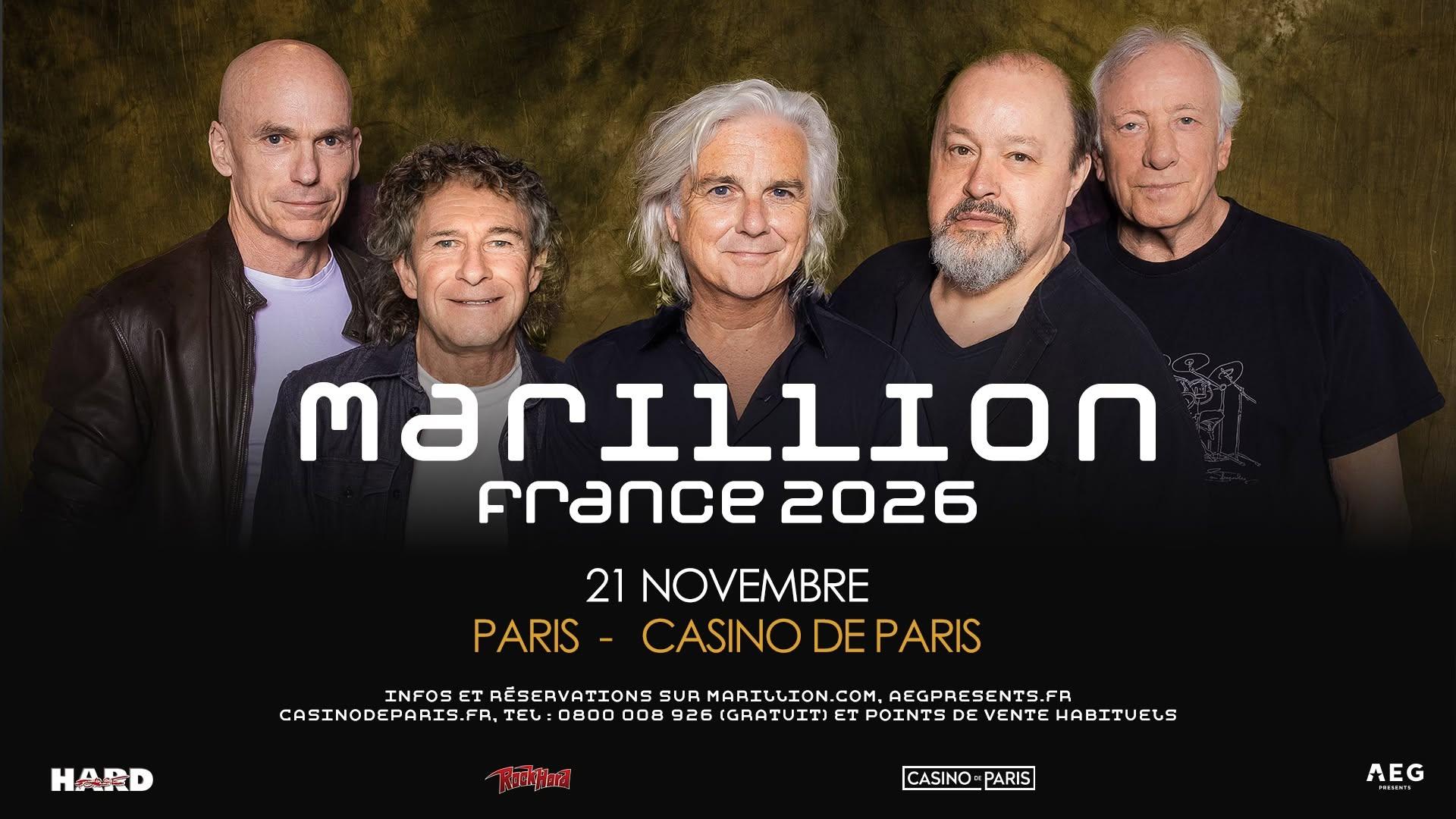 Marillion paris 2026