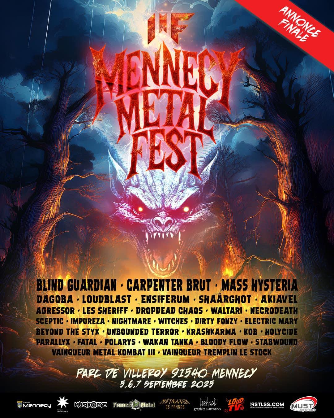 Mennecy metal fest 2025 full line up