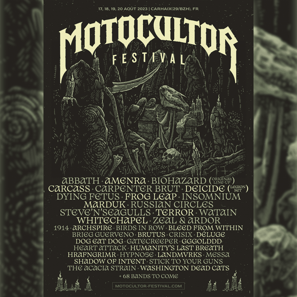 Motocultor 2023 affiche premiers noms